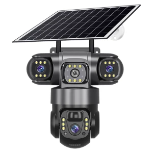 4G Solar Security Camera with 3-Lens System — Security Camera
