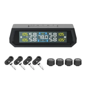 Solar Tire Pressure Monitoring System with In-Car Ambient Temperature Detection — TPMS