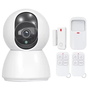 WiFi IOT Camera Smart Home Security Burglar Alarm System Wireless PTZ IR Night Vision Motion Detect Two-way Intercom — Security Camera