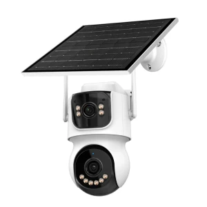 Solar WiFi IP Camera with Dual Lens — Security Camera, ICSEE