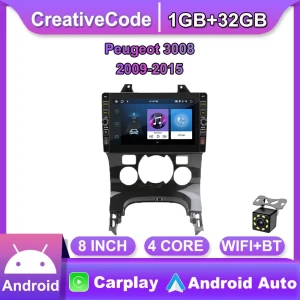 8-inch Android Car Stereo with Navigation and CarPlay — Car Infotainment System, CreativeCode