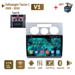 Android 2 Din Car Radio Multimedia Video Player with Navigation GPS WiFi — Car Infotainment System, icreative