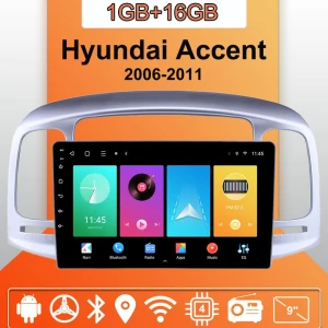 Android CarPlay Car Radio for Hyundai Accent 2006-2011 — Car Infotainment System, IJCRAZY