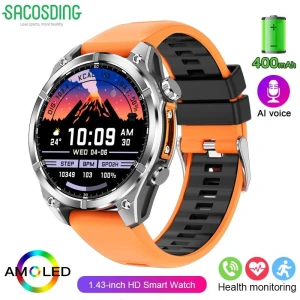 Waterproof Military Smartwatch — GPS Watches, SACOSDING