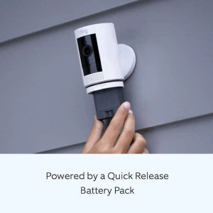 Weather-Resistant Outdoor Camera with Color Night Vision — Security Camera, Ring
