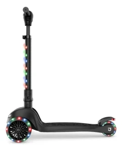 3-Wheel Light-Up Kick Scooter for Kids, Adjustable Handlebar, Foldable, Jetson