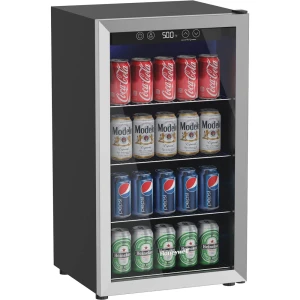 115 Can Beverage Refrigerator and Cooler with Glass Door, Honeywell