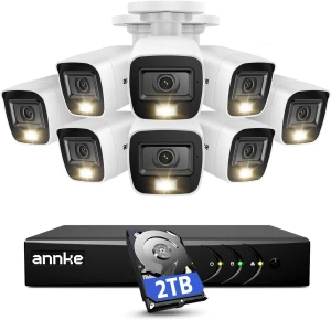 16CH 3K Lite FHD AI Surveillance Security Camera System — Security Camera, Annke