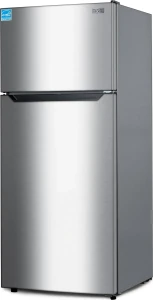 Compact Refrigerator Energy Star Single Door Mini Fridge with Freezer, BLACK+DECKER