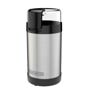 One Touch Coffee Grinder with Stainless Steel Blades, BLACK+DECKER