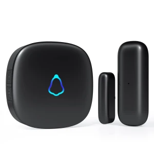 Wireless Door Open Contact Sensor Alarm with 500 FT Range, METAK