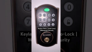 Electronic Deadbolt Lock with Keypads — Smart Lock, ELAMOR