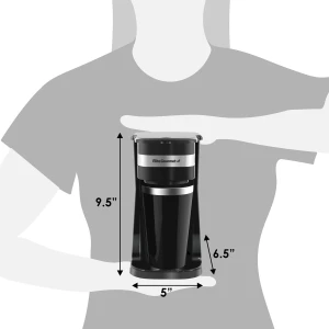 Personal Single-Serve Compact Coffee Maker, Elite Gourmet