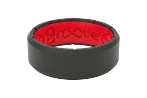 Silicone Ring - Breathable Rubber Wedding Rings, Groove Life