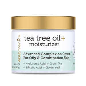 Tea Tree Cream Face Moisturizer for Oily Skin, Era Organics