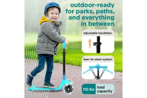 3 Wheel Foldable Kids Scooter, SereneLife