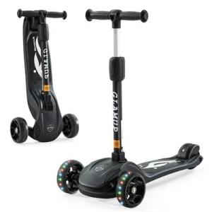 Adjustable Height Kids Scooter with LED Lights, GLAMUP