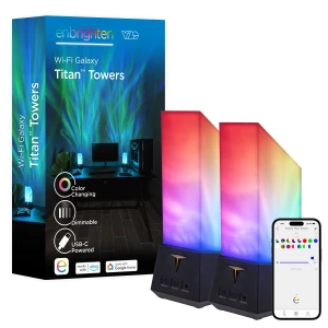 Smart Gaming Tabletop Galaxy Projector Night Light, Enbrighten