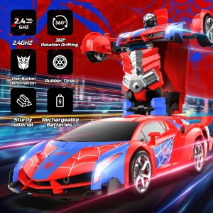 Spider RC Car Transform Robot, DEERC