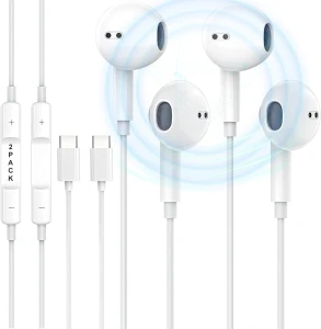 USB C Headphones Wired, Toperson