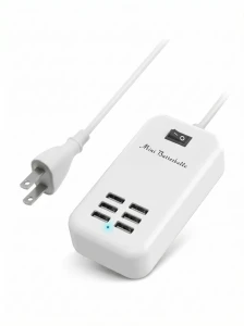 6 Ports USB Charger Hub, Mini Butterballe