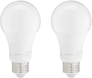 A19 LED Light Bulbs, Amazon Basics