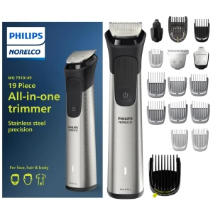 All-in-One Trimmer, Beard Trimmer and Hair Clipper, 19-Piece Men's Grooming Kit, Norelco