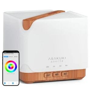 Smart WiFi Essential Oil Aromatherapy Diffuser — Essential Oil Diffuser, ASAKUKI