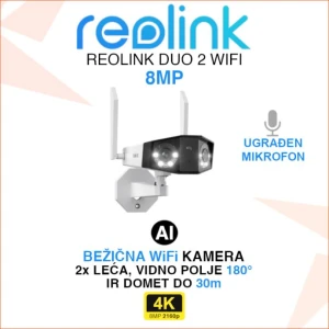 4K WiFi Security Camera with 180° Ultra-Wide Angle — Security Camera, Reolink