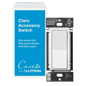 Smart Claro Accessory Switch for 3-Way — Smart Switch, Lutron