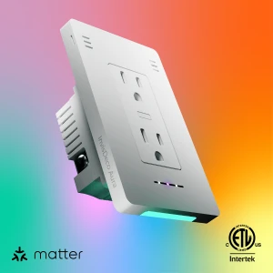 Smart Outlet with RGB Night Light — Smart Plug, Intecular