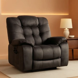 Oversized Power Recliner Chair with Massage and Heat — Massage Chairs, HAOMARKETS