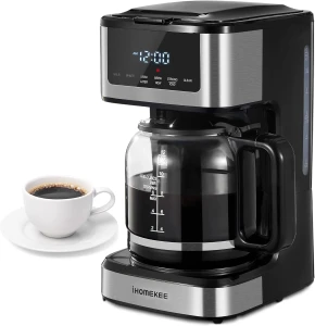Programmable Drip Coffee Maker 12 Cup with Iced Coffee Function — Coffee Maker, Ihomekee