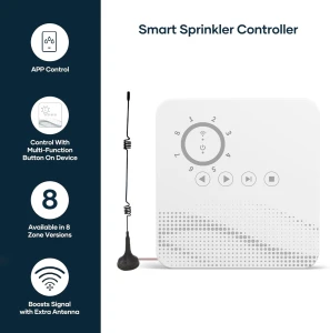 Smart Sprinkler Controller WiFi with External Antenna 8 Zone — Irrigation System, tolviviov
