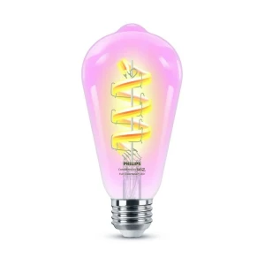 Connected Color ST19 Filament Smart Bulb — Smart Light Bulb, WiZ Connected