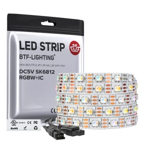 Individually Addressable RGBW LED Strip with Natural White — LED Strip Lights, BTF-LIGHTING