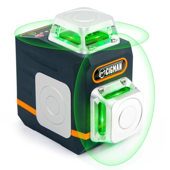 2 x 360° 8 Line Laser Level, CIGMAN
