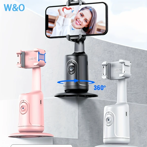 360° Face Mount Smart Tracking Tripod for Vlog Live Streaming, Required