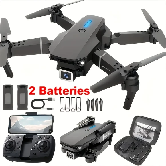 E88pro Dual Camera Drone with Foldable Design for Beginners