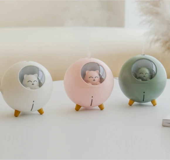 USB Humidifier Mini Planet Cat Desktop Purifier — Humidifier