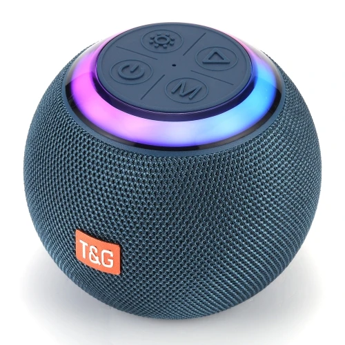 Mini Portable Outdoor Wireless Bluetooth Speaker with LED Atmosphere Light, T&G