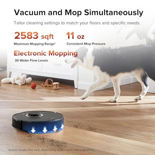 Robot Vacuum and Mop with LiDAR Navigation, 4200Pa Suction — Robot Vacuum, Roborock