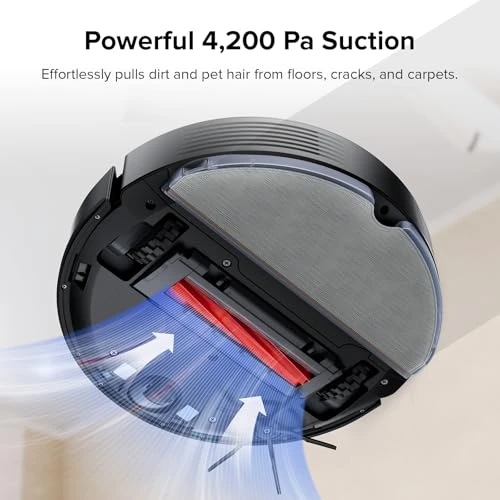 Robot Vacuum and Mop with LiDAR Navigation, 4200Pa Suction — Robot Vacuum, Roborock