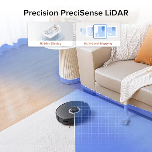 Robot Vacuum and Mop with LiDAR Navigation, 4200Pa Suction — Robot Vacuum, Roborock