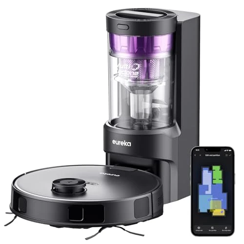 Robot Vacuum with Bagless Self Emptying Station — Robot Vacuum, Eureka