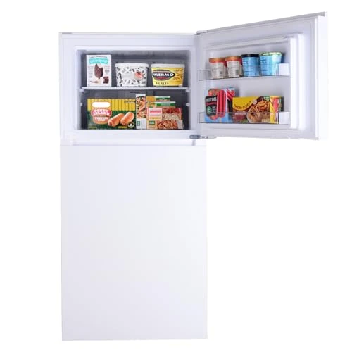33 in. 20.5 cu. ft. Capacity Refrigerator/Freezer with Full-Width Adjustable Glass Shelving, Humidity Control Crispers,..., Kenmore