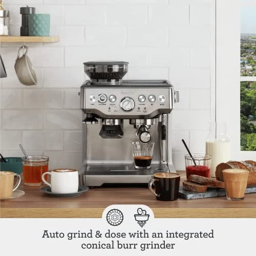 Espresso Machine with Integrated Grinder — Coffee Maker, Breville