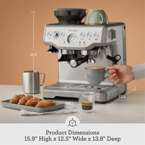 Espresso Machine with Integrated Grinder — Coffee Maker, Breville