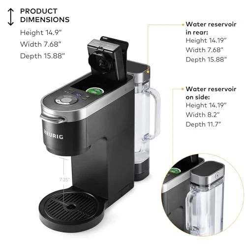 Single Serve & Carafe Coffee Maker with Programmable Auto Brew — Coffee Maker, Keurig