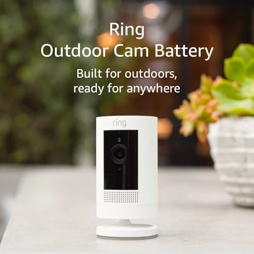 Weather-Resistant Outdoor Camera with Color Night Vision — Security Camera, Ring